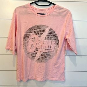 EUC RECYCLED KARMA. Bowie Disco Tee  SIZE: XS. FITS OVERSIZED